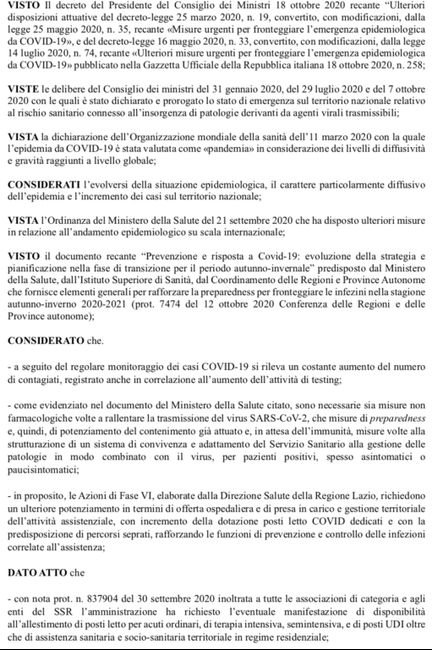 Coprifuoco nel Lazio 😔😔😔😔 per un mese 1