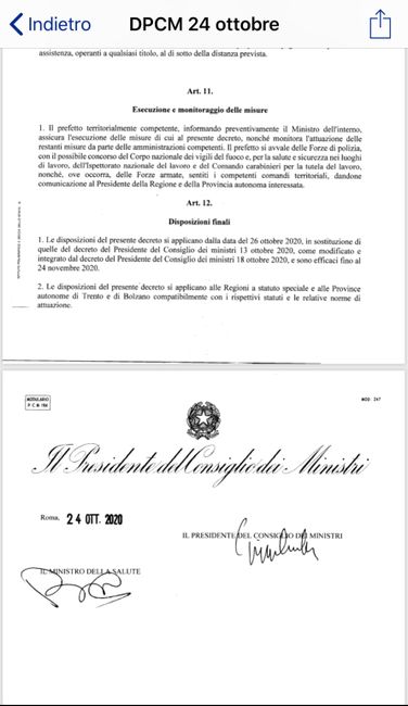 Dpcm del 24 ottobre - estratto 3