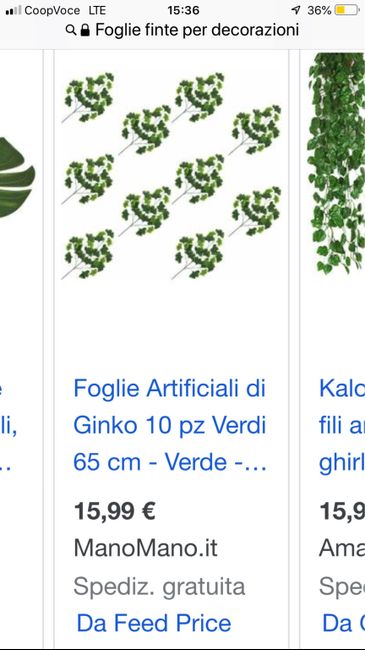 Foglioline per bomboniere 6