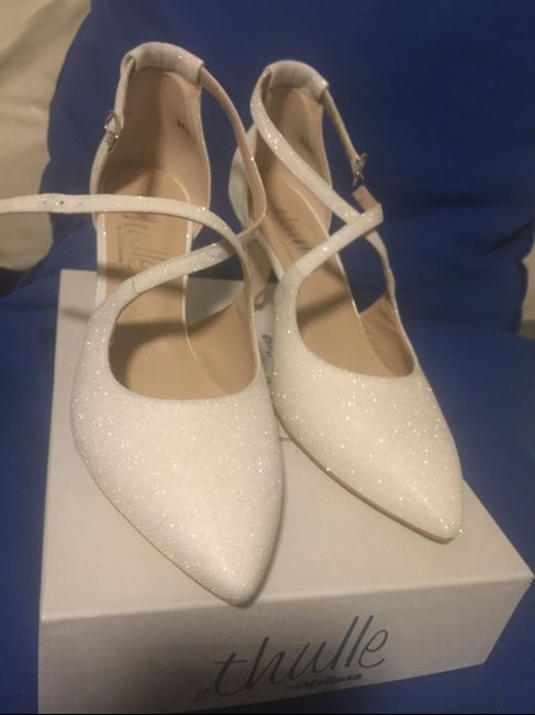 Scarpe da sposa thulle melluso. 3