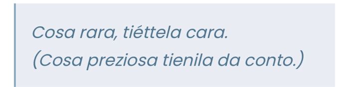 Mi dite qualche proverbio delle vostra nazione? 6
