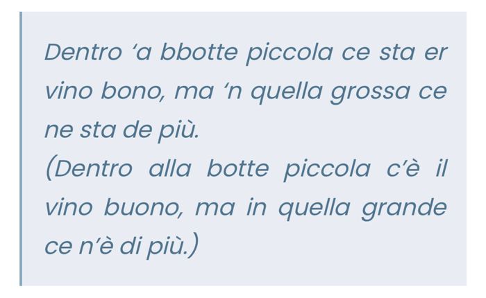 Mi dite qualche proverbio delle vostra nazione? 7