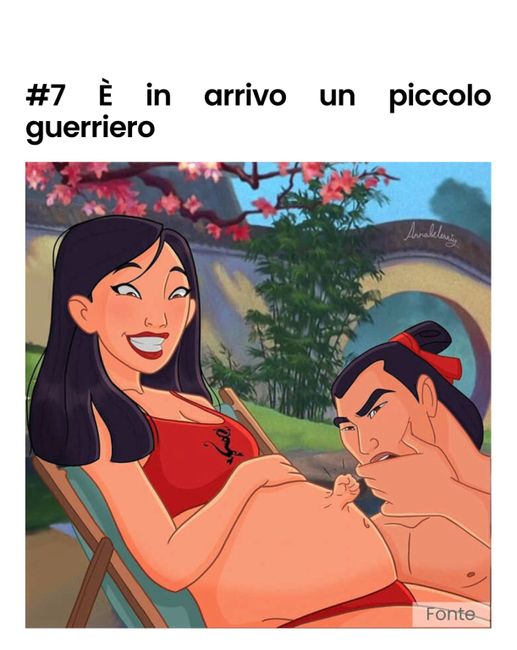 La dolce attesa delle principesse Disney 8