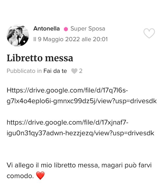 Libretti messa! 1