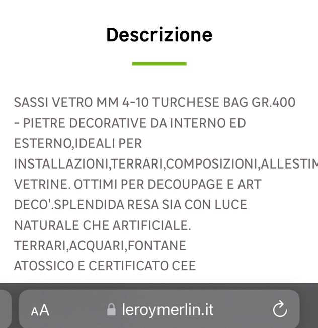 Vaso per il rito della sabbia 8