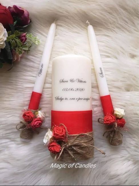 Candele per offertorio - cerimonia religiosa - 1