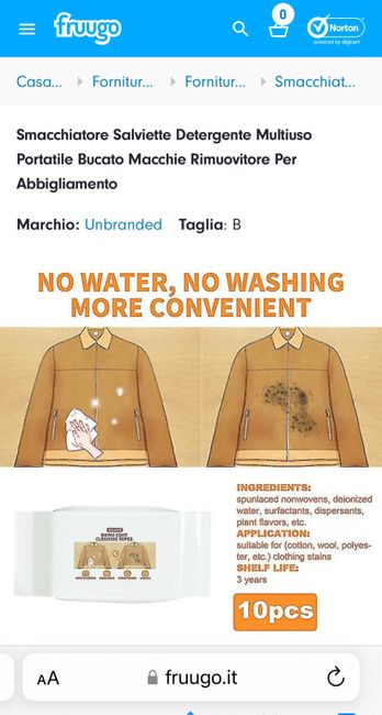 Suggerimenti: smacchiatore nelle wedding bag 4