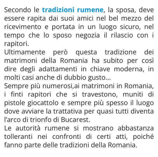 Tradizioni rumene per ricevimento - 1
