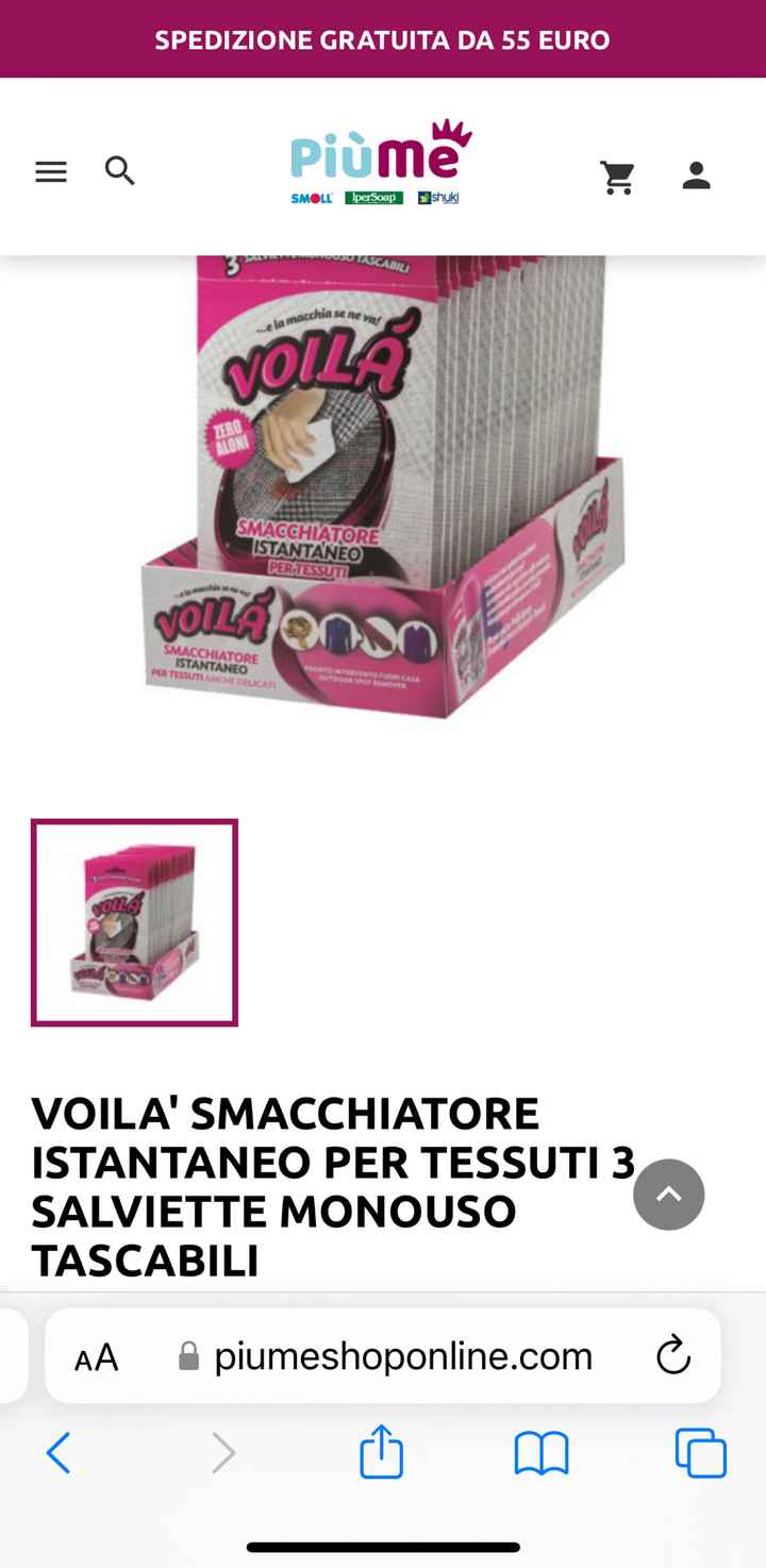 Suggerimenti: smacchiatore nelle wedding bag - 2