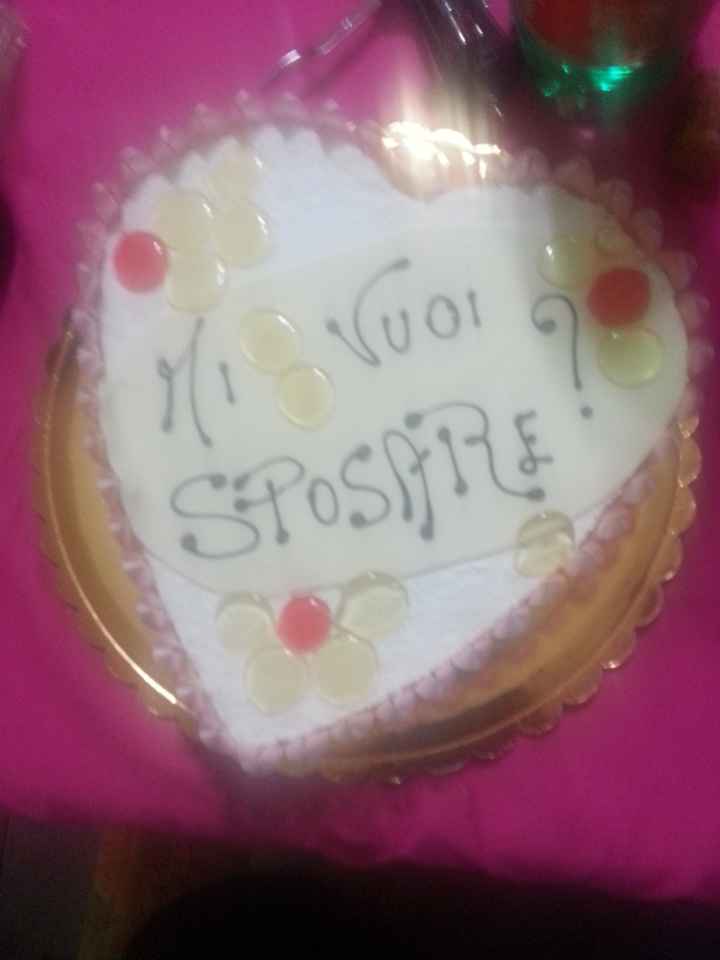 la torta di fidanzamento
