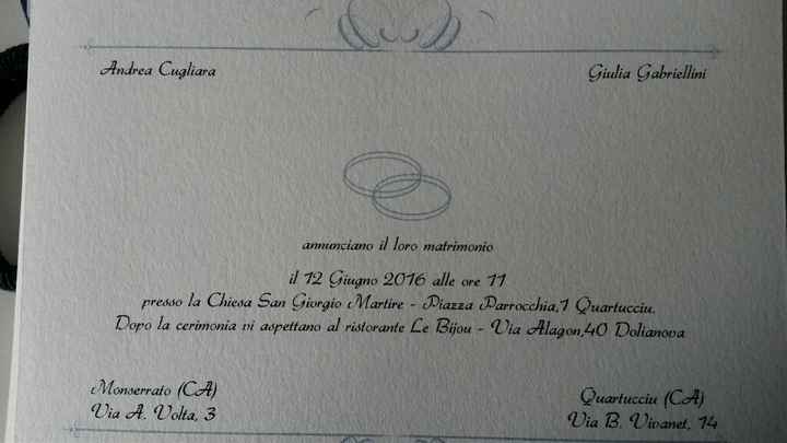 Finalmente sono arrivate le partecipazioni! - 2