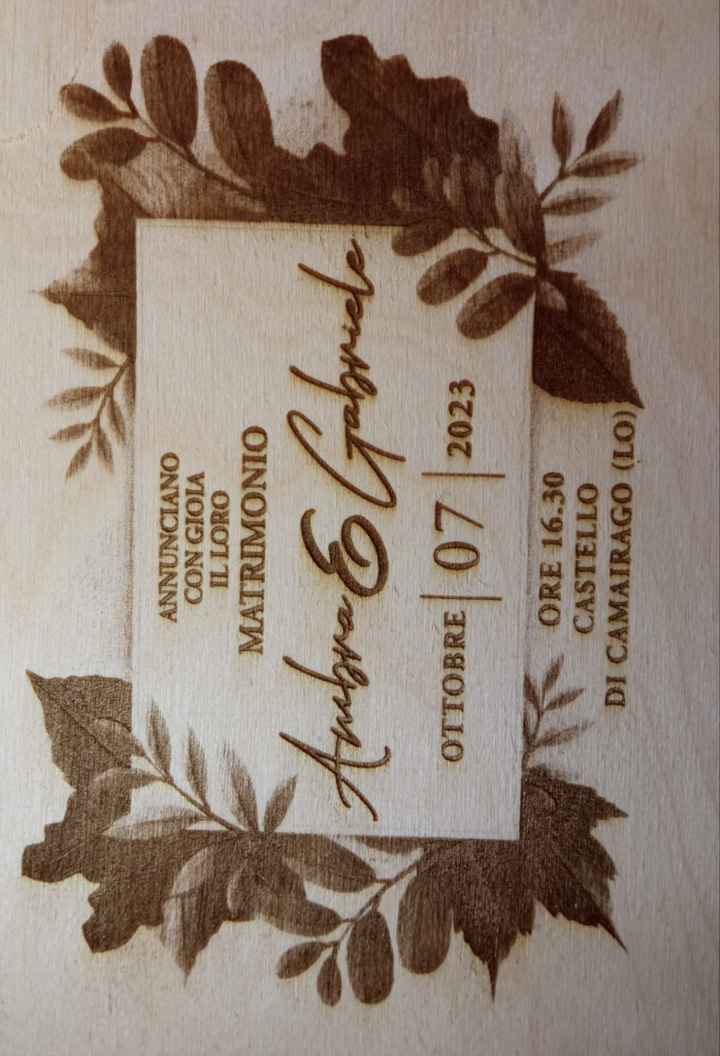 Inviti di nozze fai da te - 1