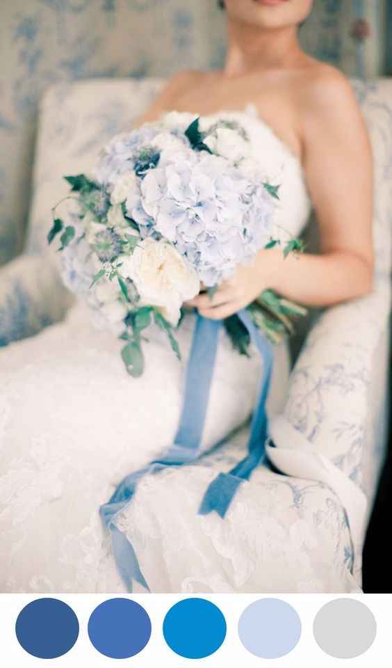 bouquet blu