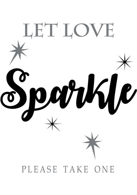 Let love sparkle
