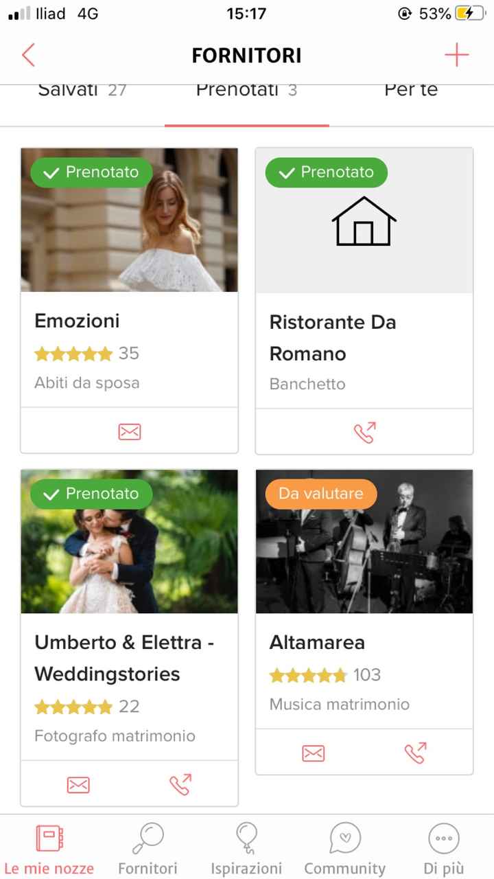 Condividi lo screenshot dei tuoi fornitori - 1