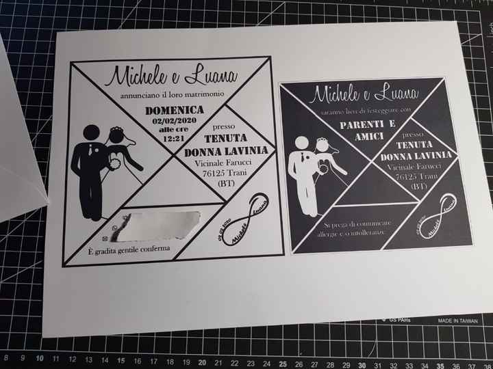 partecipazione e invito tangram...