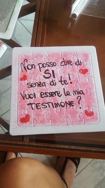 Annuncio ufficiale alla testimone - 3