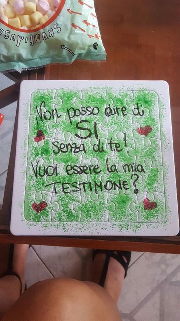 Annuncio ufficiale alla testimone - 2
