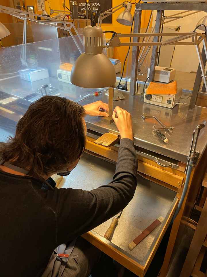 Ci siamo creati le nostre fedi nuziali ❤️ - 8