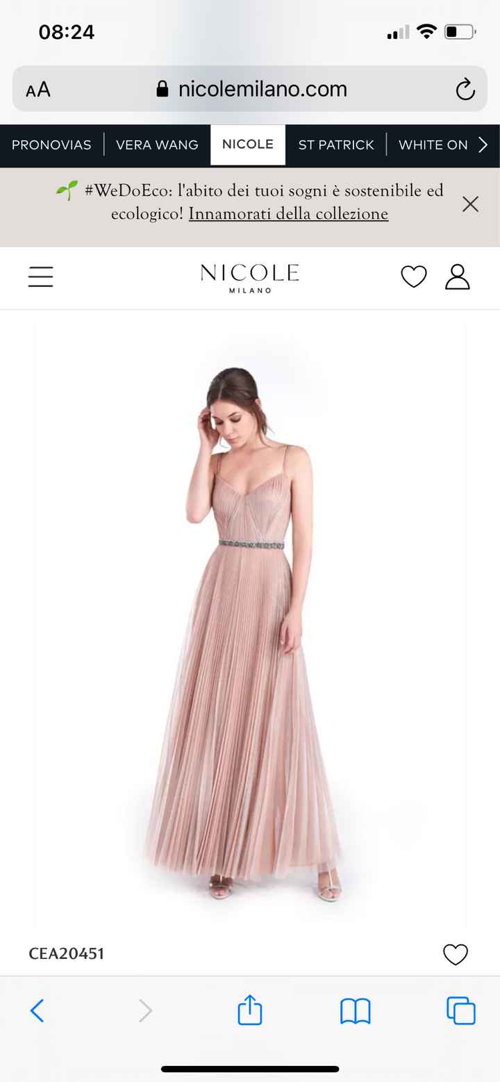 Consiglio abito damigelle/testimoni collezione Nicole 🤩 - 6