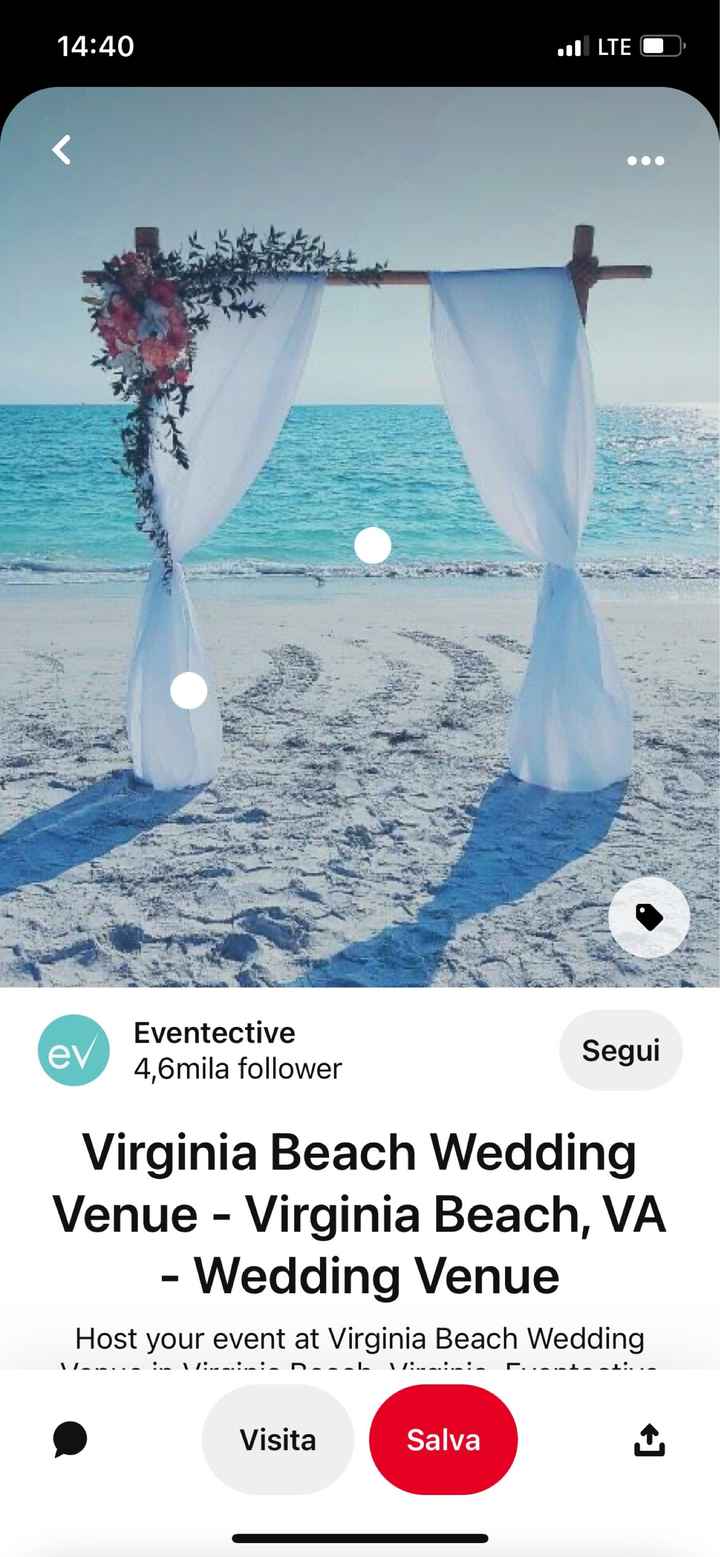 Allestimento tavolo per rito civile in spiaggia - 1