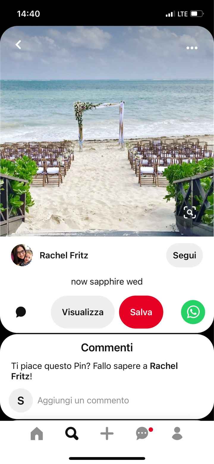 Allestimento tavolo per rito civile in spiaggia - 2