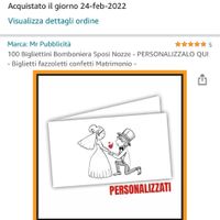 Bigliettini dei confetti - 1