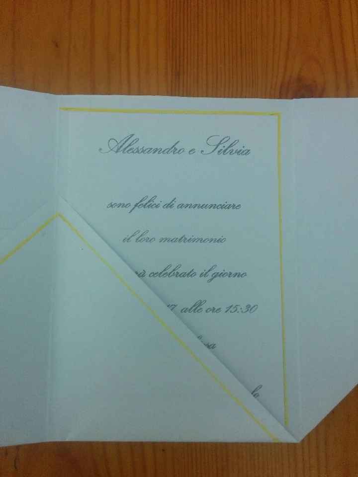 Partecipazioni fai da te!!! comincia l'opera! - 1