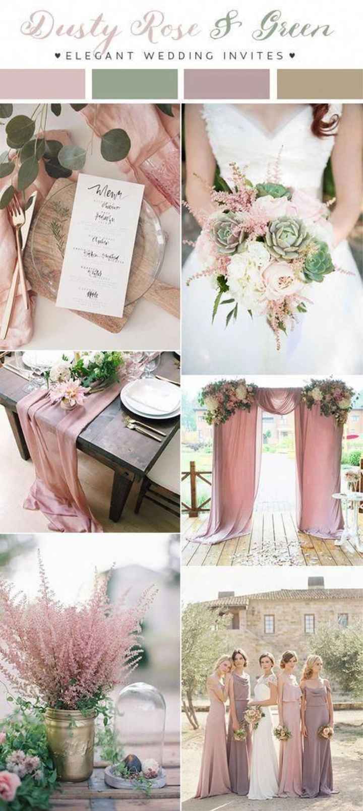 Tema rosa cipria e bianco - 3