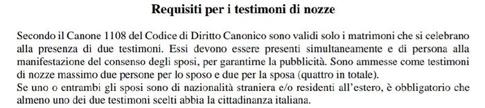Dubbi... la nazionalità dei testimoni ... 1