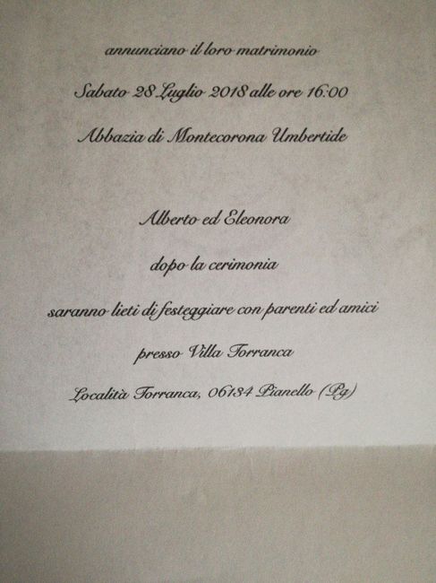 Font bigliettini matrimonio 1