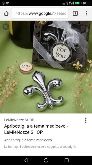 Bomboniere tema castello medievale - 1