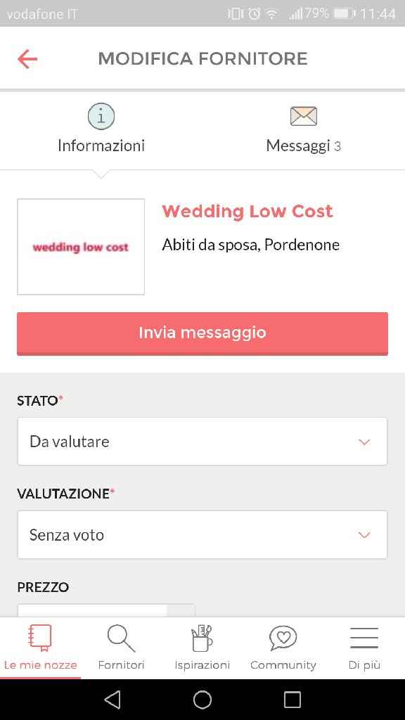 Segnalazione negozio abiti sposa pordenone - 1