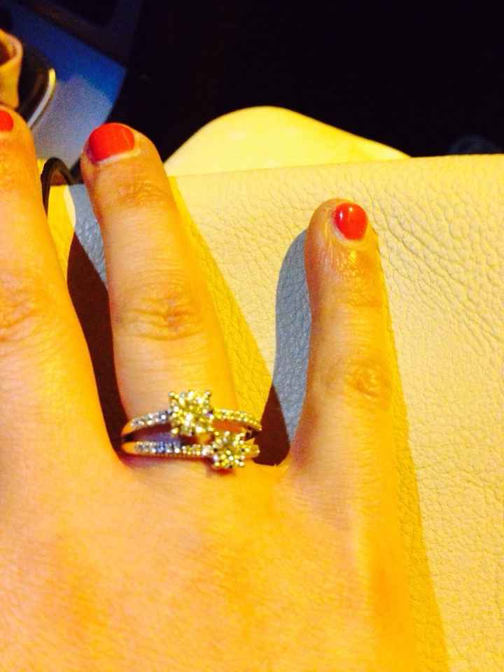 Come sono i vostri anelli di fidanzamento? - 1