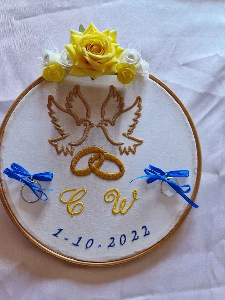 "Cuscino" porta fedi - 1