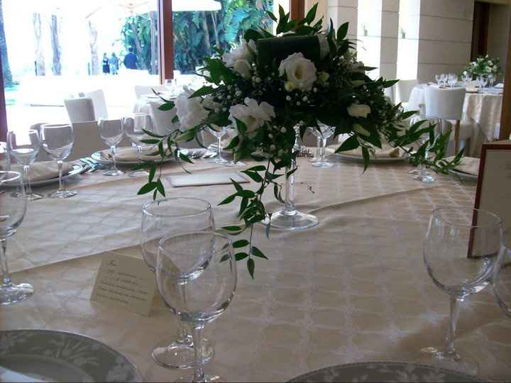 il tavolo degli invitati!!!!