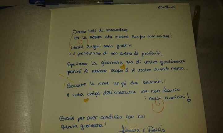 Guestbook parte uno e quadri per casa! - 2
