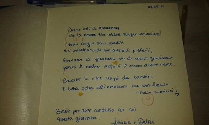 Guestbook parte uno e quadri per casa! - 2