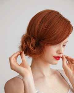 chignon laterale