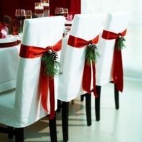 sedia per matrimonio a Natale