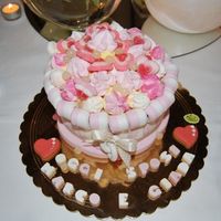 segnatavolo sposi marshmallow