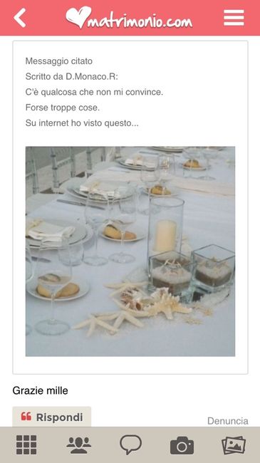 Centrotavola tema mare - 2