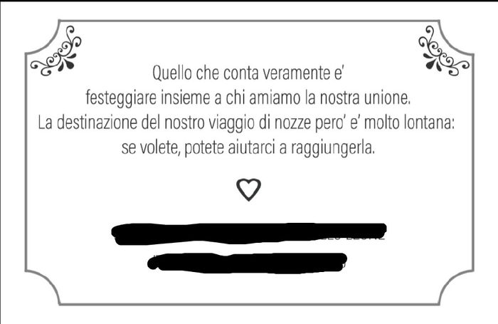 Frasi liste nozze? 1