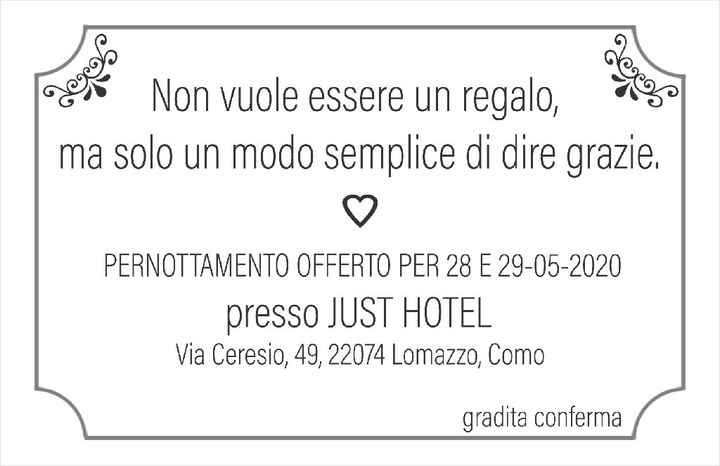 Ospiti da Fuori, come essere dettagliati.... - 1