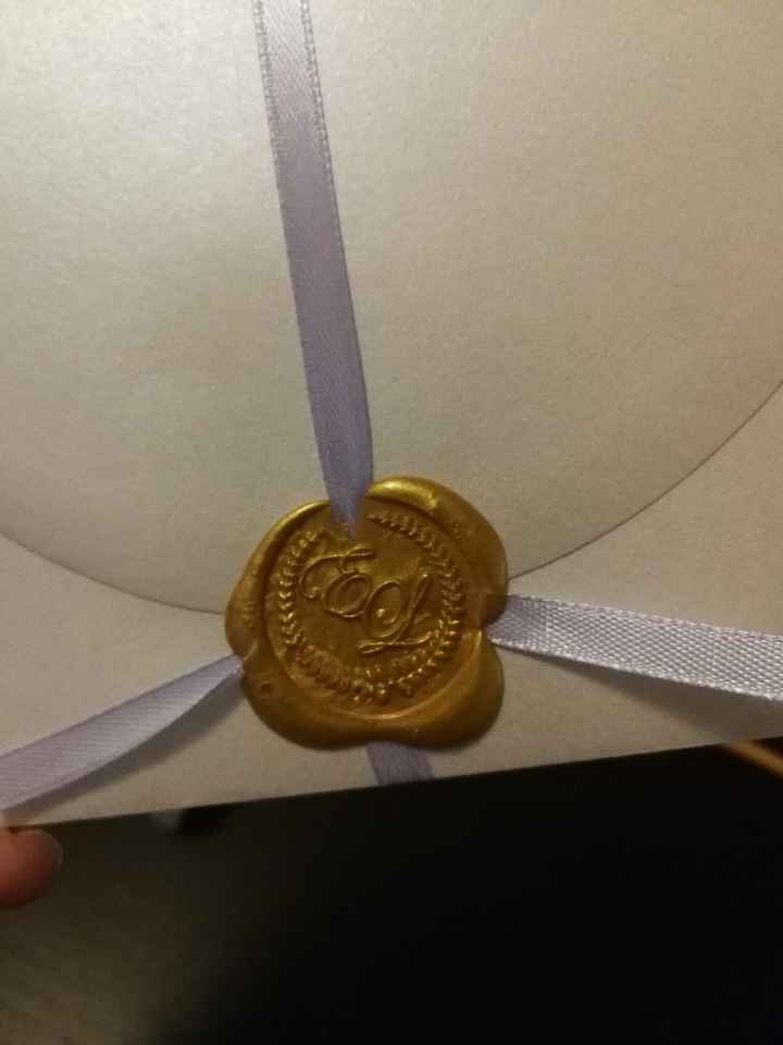 Chi metterà il timbro ceralacca sulla partecipazione? - 1