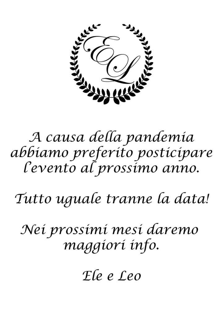 Come dirlo agli invitati? - 1