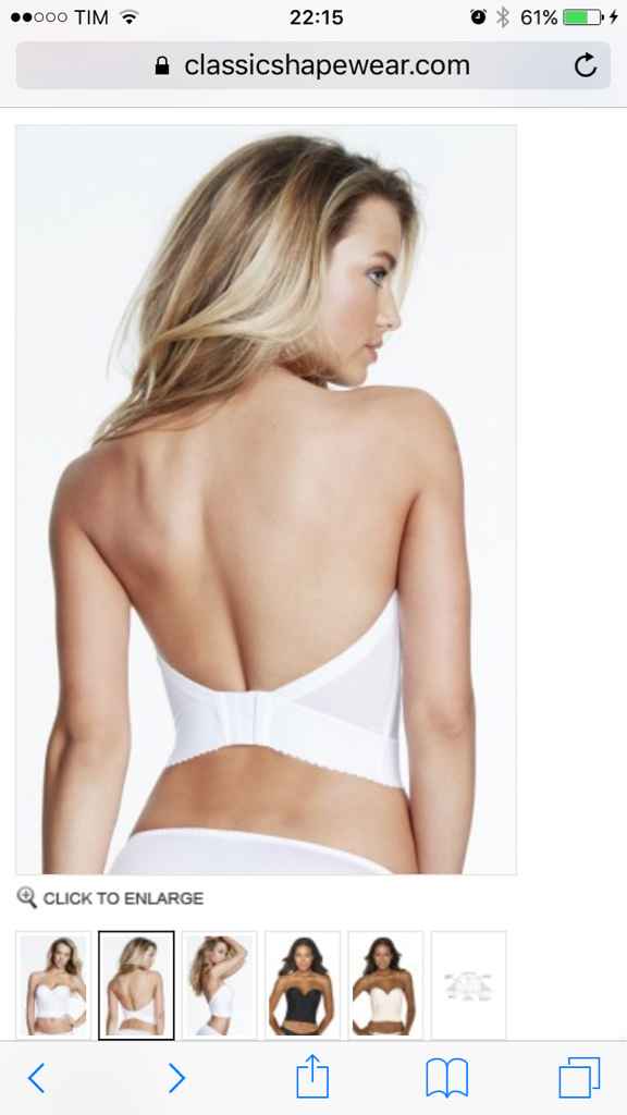 Reggiseno per abito da sposa scollato dietro deals