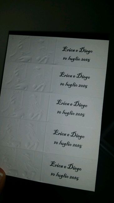 Biglietti bomboniera - 1