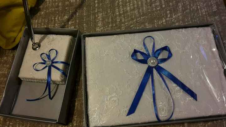 Cuscinetto portafedi e guestbook - 2