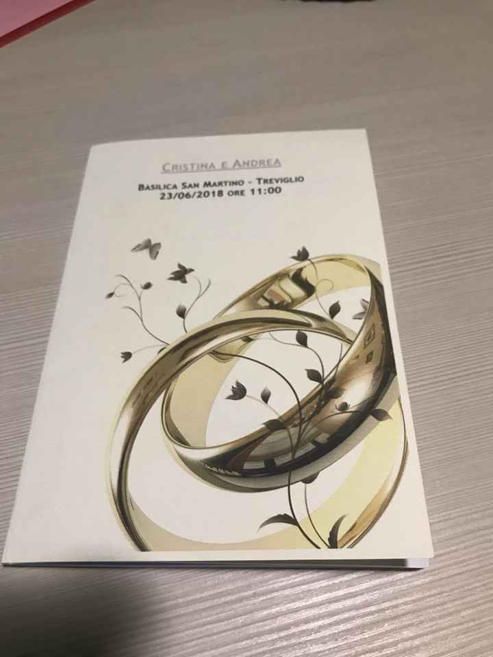  Prima bozza di libretto - 1